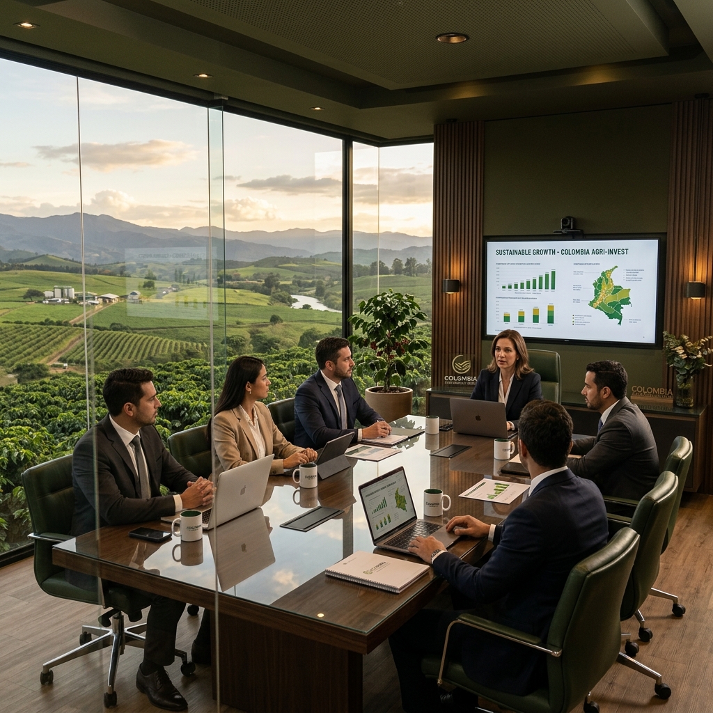 Reunión corporativa sector agro